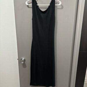 Elegant Black Sleeveless Dress